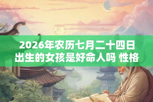 2026年农历七月二十四日出生的女孩是好命人吗 性格好吗