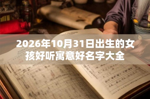 2026年10月31日出生的女孩好听寓意好名字大全