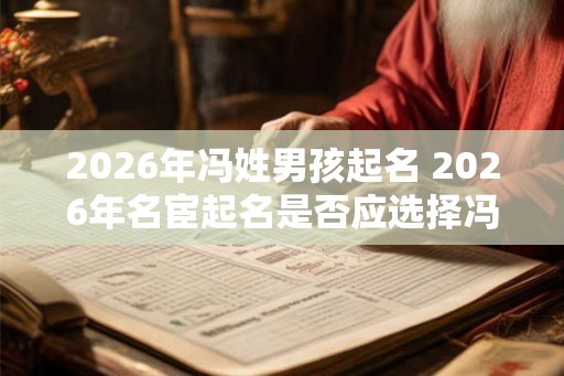 2026年冯姓男孩起名 2026年名宦起名是否应选择冯姓
