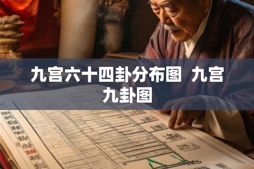 九宫六十四卦分布图  九宫九卦图