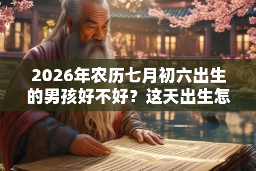 2026年农历七月初六出生的男孩好不好？这天出生怎么样？