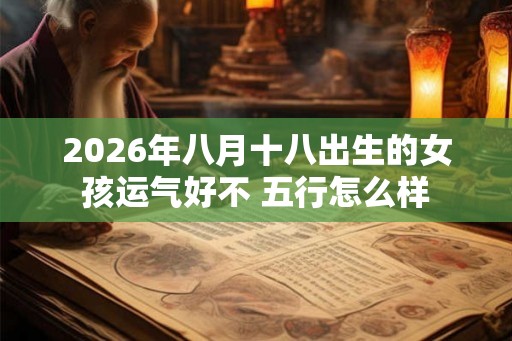 2026年八月十八出生的女孩运气好不 五行怎么样