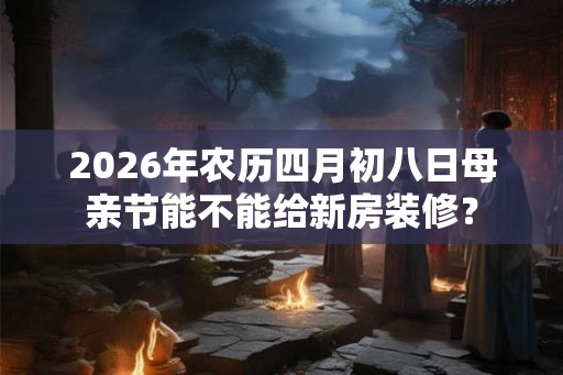 2026年农历四月初八日母亲节能不能给新房装修？