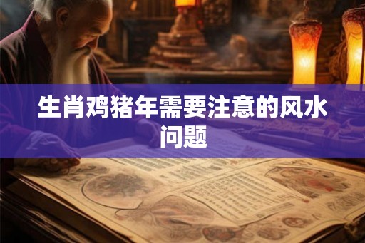 生肖鸡猪年需要注意的风水问题