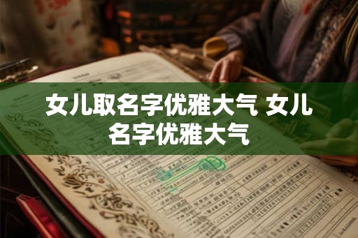 女儿取名字优雅大气 女儿名字优雅大气