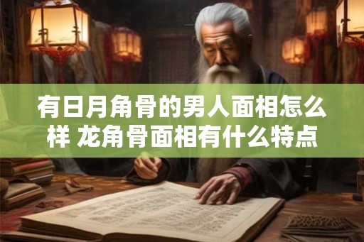 有日月角骨的男人面相怎么样 龙角骨面相有什么特点