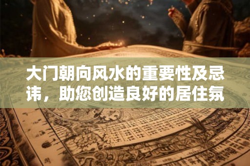 大门朝向风水的重要性及忌讳,助您创造良好的居住氛围 大门朝向风水的重要性及忌讳,助您创造良好的居住氛围