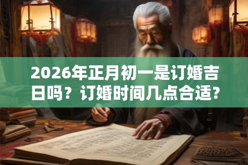2026年正月初一是订婚吉日吗？订婚时间几点合适？