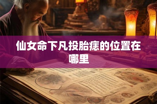 仙女命下凡投胎痣的位置在哪里
