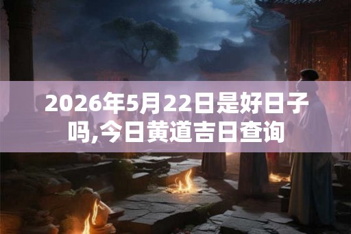 2026年5月22日是好日子吗,今日黄道吉日查询