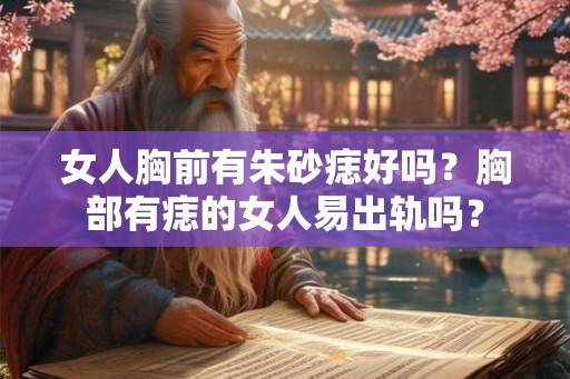 女人胸前有朱砂痣好吗？胸部有痣的女人易出轨吗？