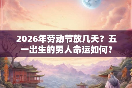 2026年劳动节放几天？五一出生的男人命运如何？