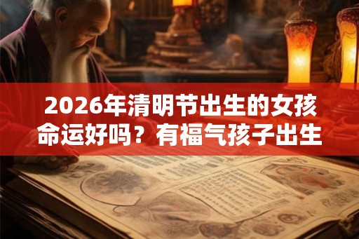 2026年清明节出生的女孩命运好吗？有福气孩子出生前兆有哪些？