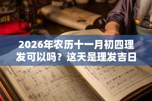 2026年农历十一月初四理发可以吗？这天是理发吉日吗？