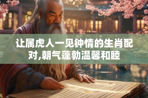 让属虎人一见钟情的生肖配对,朝气蓬勃温馨和睦