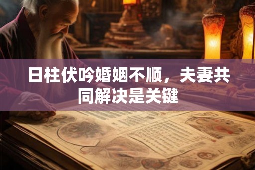日柱伏吟婚姻不顺，夫妻共同解决是关键
