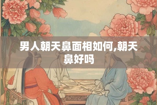 男人朝天鼻面相如何,朝天鼻好吗