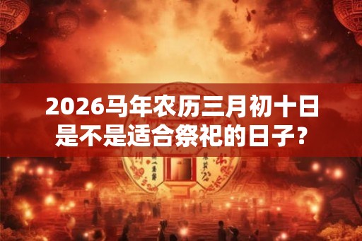 2026马年农历三月初十日是不是适合祭祀的日子? 2026马年农历三月初十日是不是适合祭祀的日子?