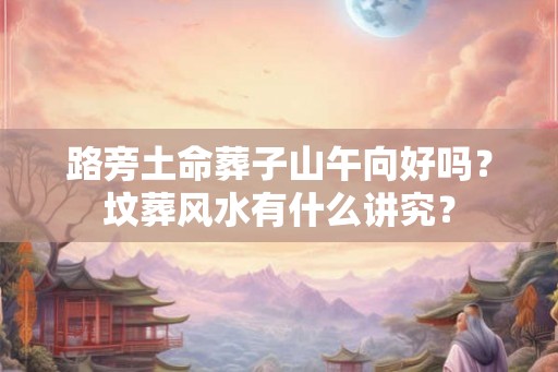 路旁土命葬子山午向好吗？坟葬风水有什么讲究？