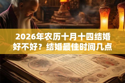 2026年农历十月十四结婚好不好?结婚最佳时间几点? 2026年农历十月十四结婚好不好?结婚最佳时间几点?