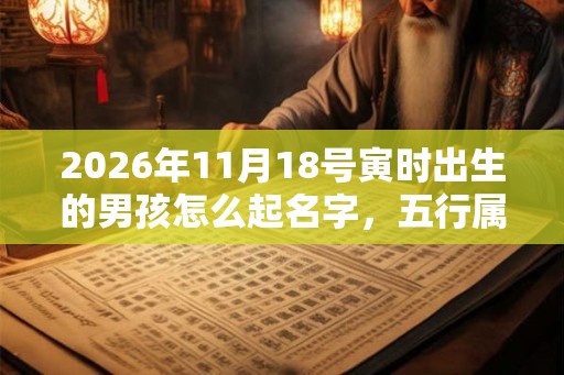 2026年11月18号寅时出生的男孩怎么起名字，五行属什么