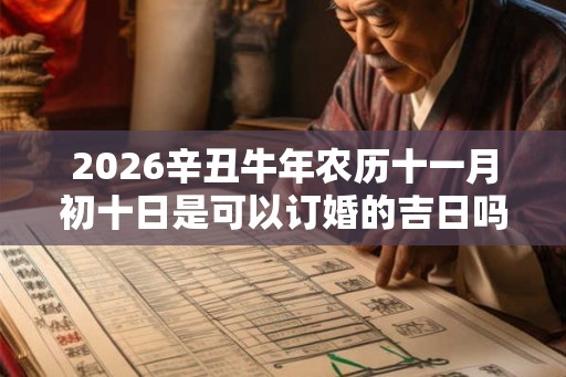 2026辛丑牛年农历十一月初十日是可以订婚的吉日吗？