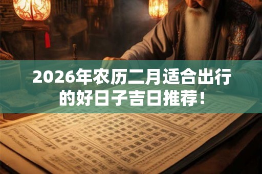2026年农历二月适合出行的好日子吉日推荐！