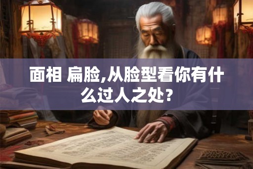 面相 扁脸,从脸型看你有什么过人之处？