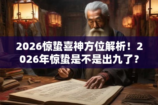 2026惊蛰喜神方位解析!2026年惊蛰是不是出九了? 2026惊蛰喜神方位解析!2026年惊蛰是不是出九了?