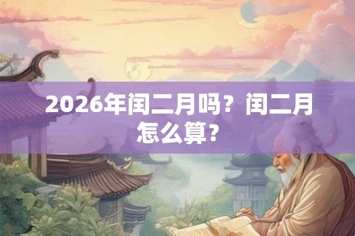 2026年闰二月吗？闰二月怎么算？