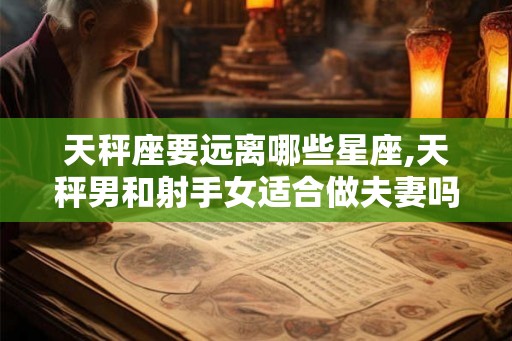 天秤座要远离哪些星座,天秤男和射手女适合做夫妻吗