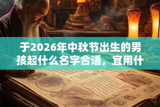 于2026年中秋节出生的男孩起什么名字合适,宜用什么字 于2026年中秋节出生的男孩起什么名字合适,宜用什么字