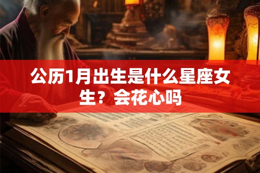 公历1月出生是什么星座女生？会花心吗