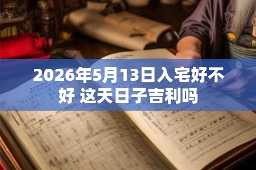 2026年5月13日入宅好不好 这天日子吉利吗