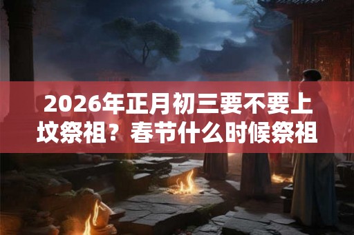 2026年正月初三要不要上坟祭祖?春节什么时候祭祖? 2026年正月初三要不要上坟祭祖?春节什么时候祭祖?