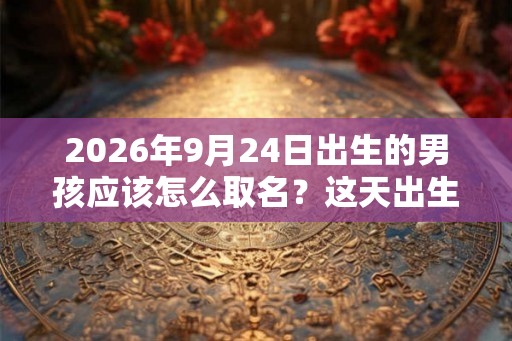 2026年9月24日出生的男孩应该怎么取名？这天出生的宝宝性格如何？