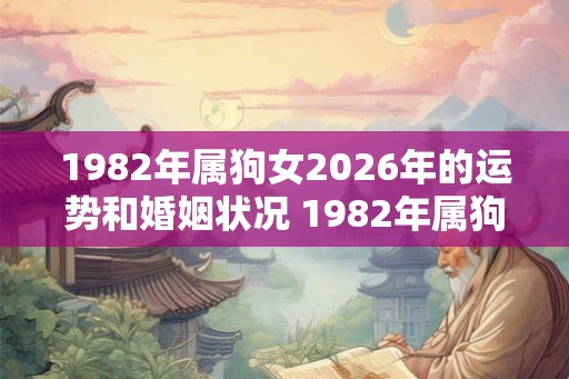 1982年属狗女2026年的运势和婚姻状况 1982年属狗女2026年婚姻运如何 1982年属狗女2026年的运势和婚姻状况 1982年属狗女2026年婚姻运如何