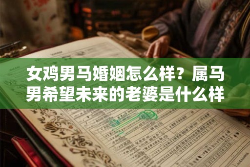 女鸡男马婚姻怎么样？属马男希望未来的老婆是什么样的？