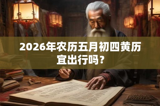 2026年农历五月初四黄历宜出行吗？