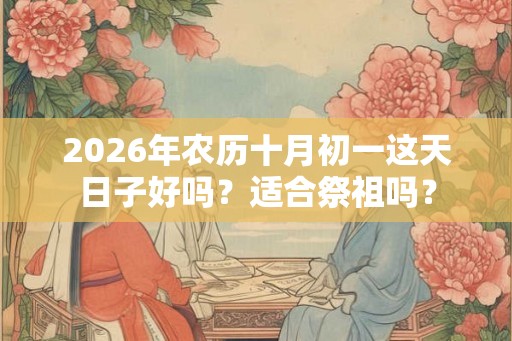2026年农历十月初一这天日子好吗？适合祭祖吗？