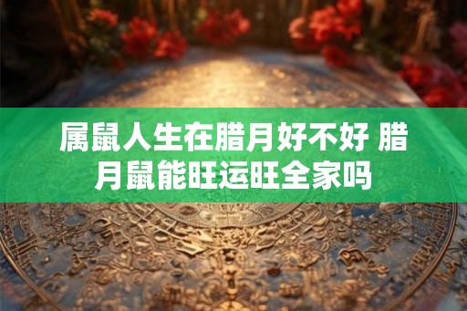 属鼠人生在腊月好不好 腊月鼠能旺运旺全家吗