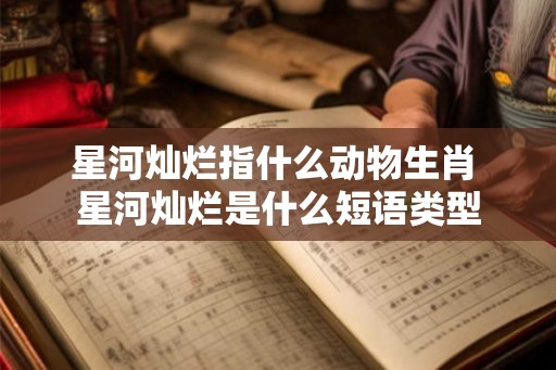 星河灿烂指什么动物生肖 星河灿烂是什么短语类型