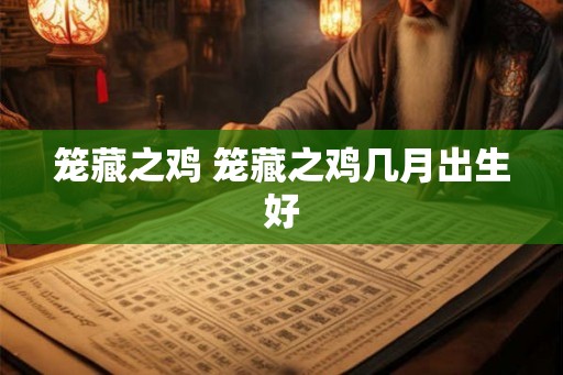 笼藏之鸡 笼藏之鸡几月出生好