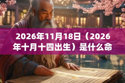 2026年11月18日（2026年十月十四出生）是什么命_命运如何
