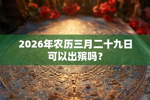 2026年农历三月二十九日可以出殡吗? 2026年农历三月二十九日可以出殡吗?
