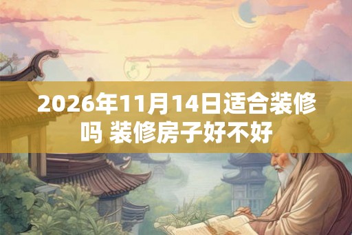 2026年11月14日适合装修吗 装修房子好不好
