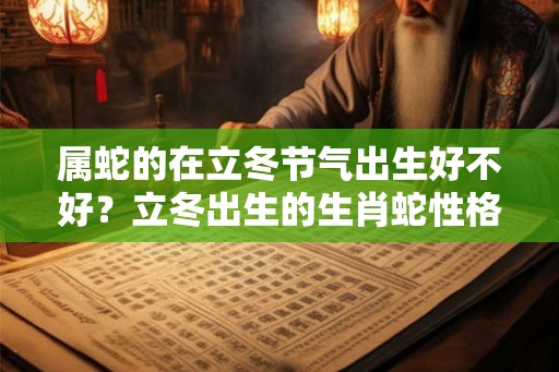 属蛇的在立冬节气出生好不好？立冬出生的生肖蛇性格如何？
