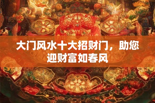 大门风水十大招财门，助您迎财富如春风