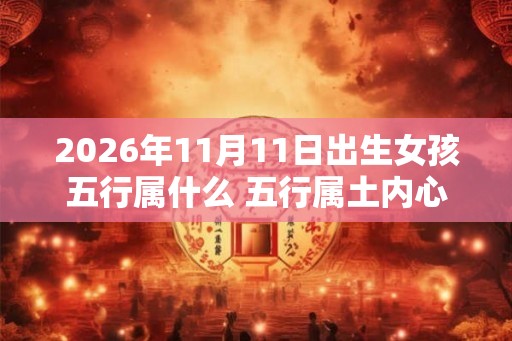 2026年11月11日出生女孩五行属什么 五行属土内心柔软