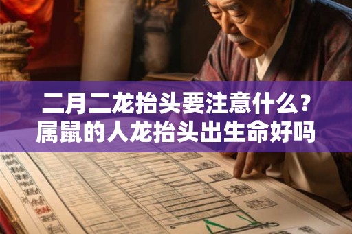 二月二龙抬头要注意什么？属鼠的人龙抬头出生命好吗？
